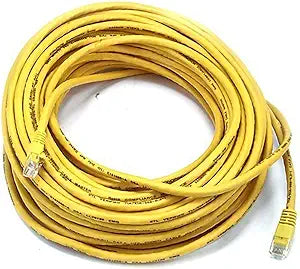 Monoprice Cat5e 75ft Yellow Ethernet Patch Cable — main product image