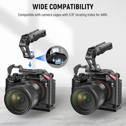 Neewer CA007 Camera Top Handle Grip ARRI Pins