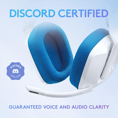Logitech G535 Lightspeed Wireless Gaming Headset - White Renewed