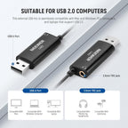 Neewer 21000134 USB Lapel Microphone with Monitoring