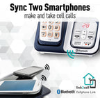 Panasonic KX-TGD563A Bluetooth Link2Cell Cordless Phone Renewed