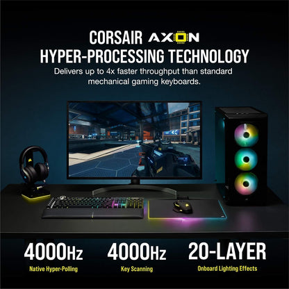 Corsair CH-912A01A-NA-cr K100 RGB OPX Gaming Keyboard
