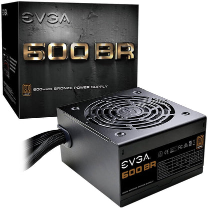 EVGA 600BR Power Supply - 600W 80+ Bronze Certified