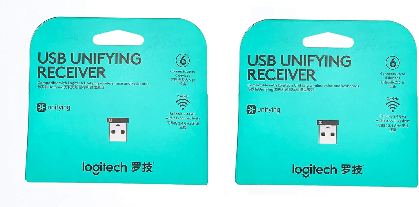 Logitech Unifying USB Receiver 2-Pack Wireless Adapter