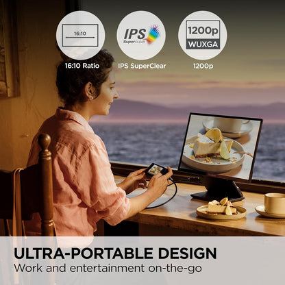 ViewSonic VP1656 15.6 Inch Portable Monitor IPS USB-C