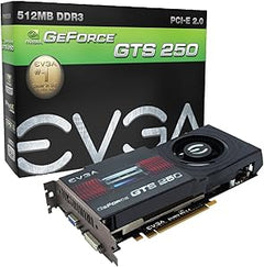 EVGA 512-P3-1154-TR GeForce GTS 250 512MB DDR3 Graphics Card