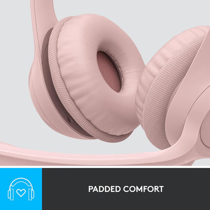Logitech 981-001280 H390 Wired Headset Noise Cancelling Mic