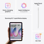 Apple iPad mini (A17 Pro) 8.3-inch 128GB Wi-Fi Purple