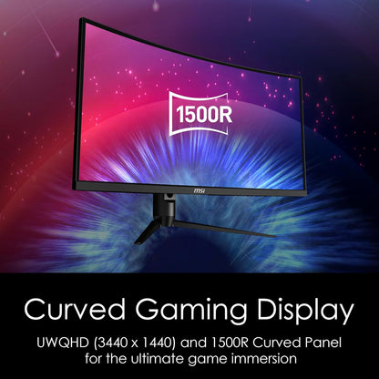 MSI Optix MAG342CQR 34" UWQHD 144Hz Curved Monitor