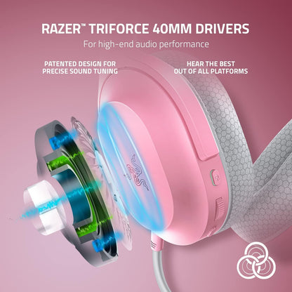 Razer Barracuda X Renewed Wireless Gaming Headset Quartz Pink
