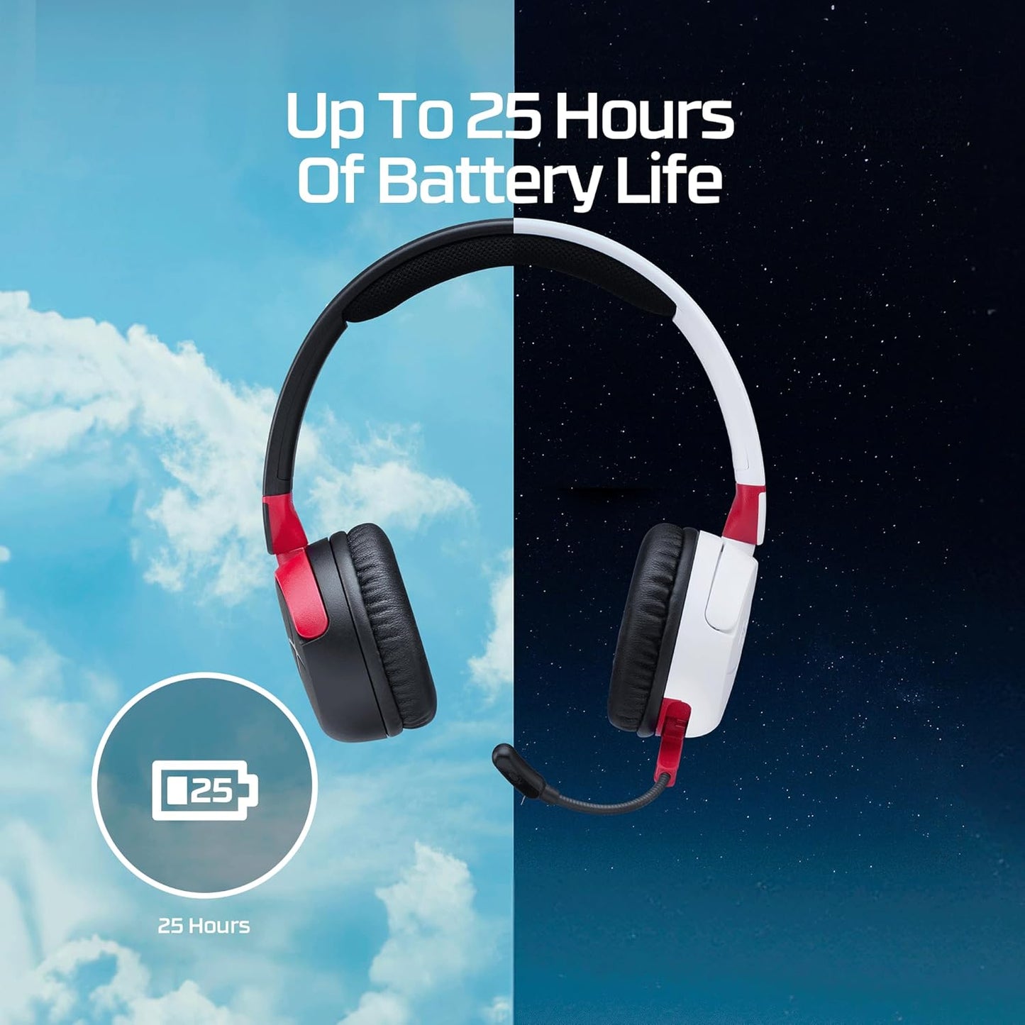HyperX 7G8F1AA Cloud Mini Kids Wireless Gaming Headset