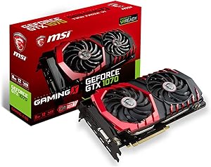 MSI GeForce GTX 1070 GAMING X 8G Graphics Card