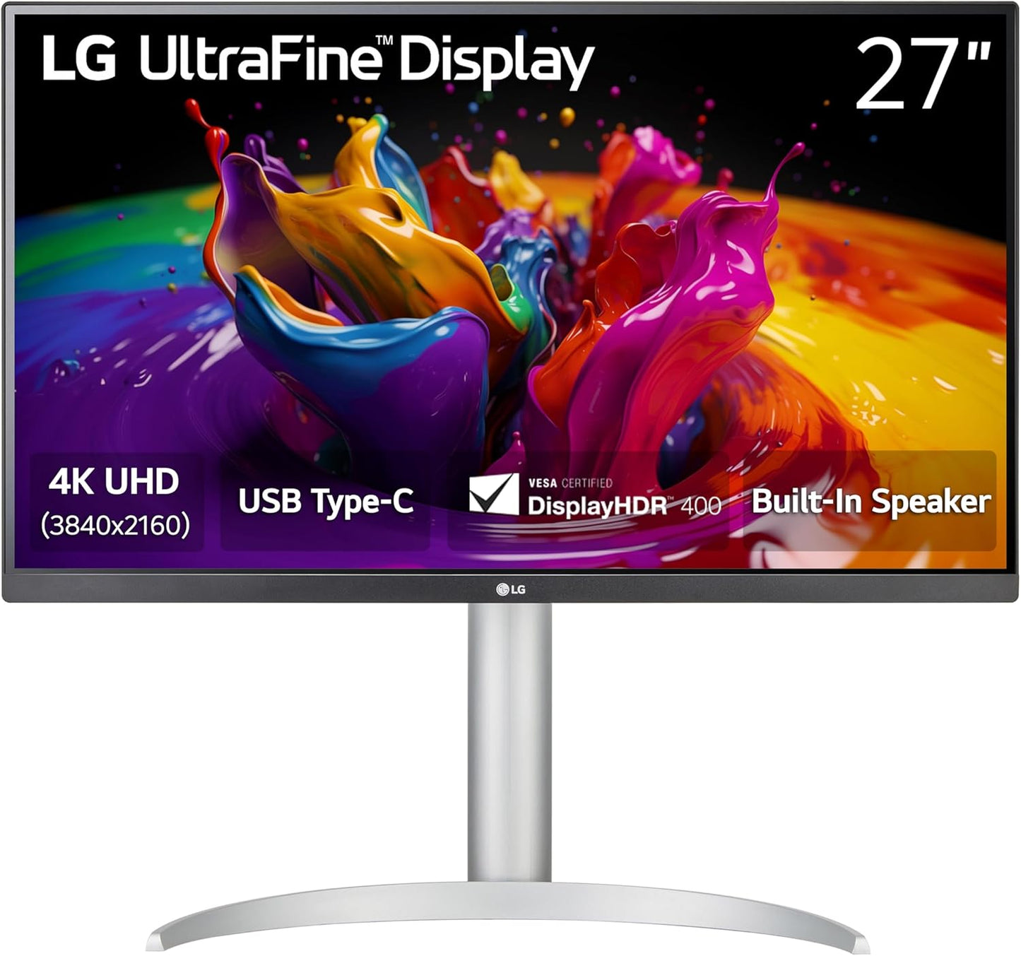 LG 27UP850K-W.AUS 27-inch UltraFine 4K Monitor