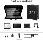 GVM Teleprompters with Carry Case and Tablet Control
