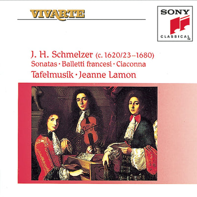 Sony J.H. Schmelzer: Sonatas - Balletti Francesi - Ciaconna CD