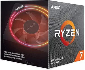 AMD Ryzen 7 3700X 8-Core Desktop Processor with LED Cooler
