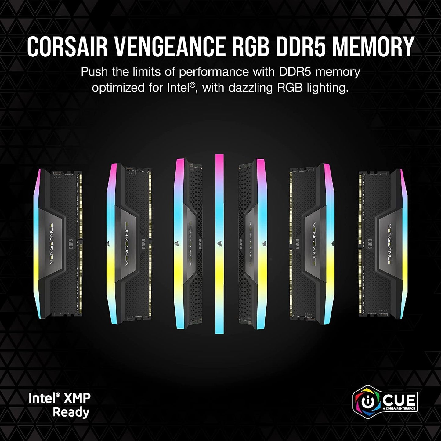 Corsair CMH32GX5M2B6400C36 32GB DDR5 6400MHz RGB RAM