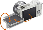 Sony ZV-E10/ILCZV-E10 White Mirrorless Vlog Camera (Renewed)