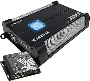 Gravity 4000.1D Car Amplifier 4000W with Bass Machine