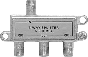 GE 73232 3-Way Coaxial Signal Splitter