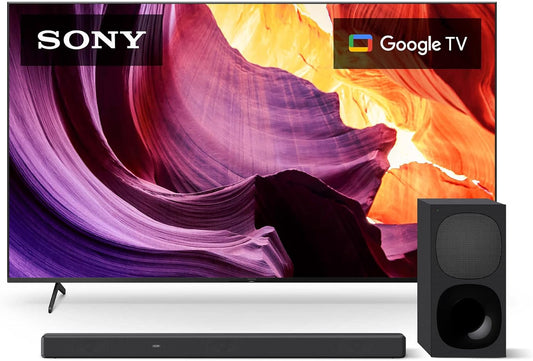 Sony X80K Series 85" 4K Google TV with HT-G700 Soundbar