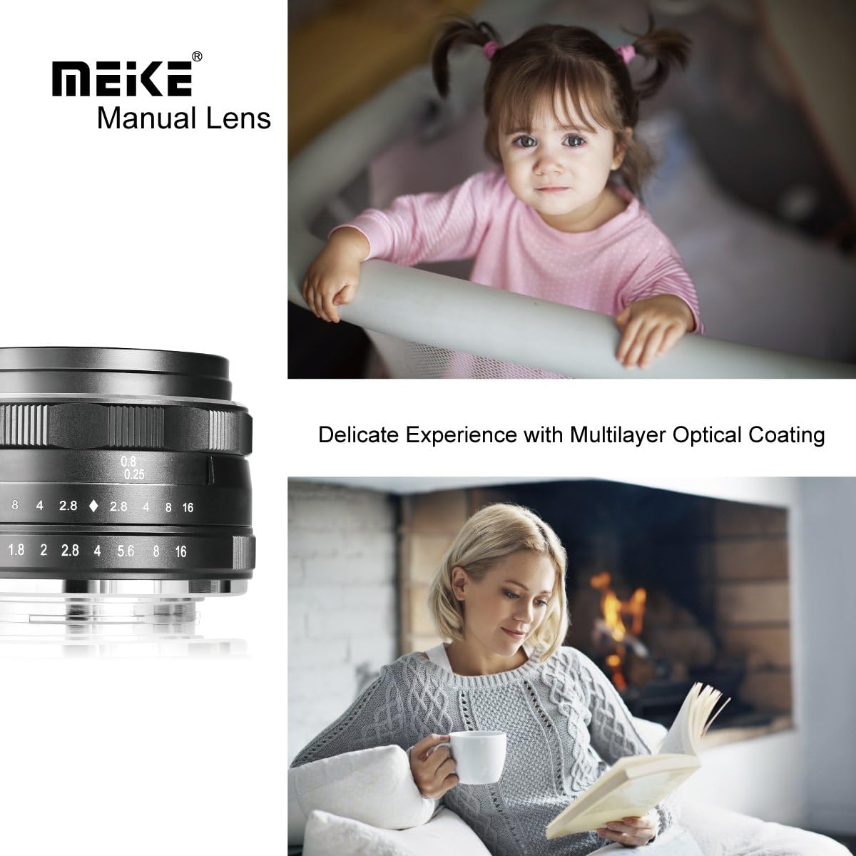 Meike 25mm F1.8 APS-C Manual Focus Lens Sony E-Mount