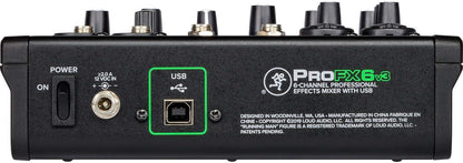 Mackie ProFX6v3 6-Channel USB Effects Mixer