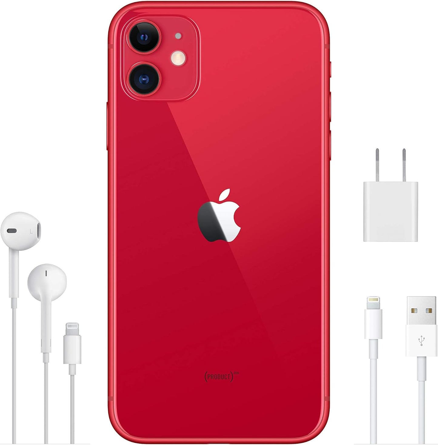 Apple iPhone 11 128GB Red Cricket Wireless Renewed