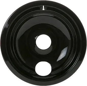 GE WB31T10015 8" Black Porcelain Burner Drip Bowl