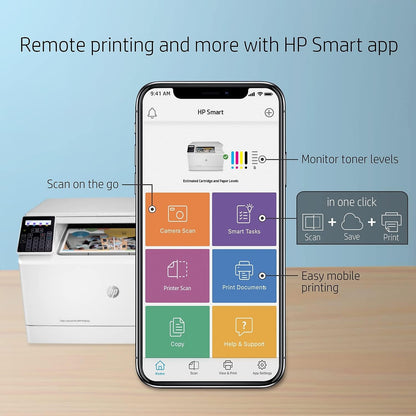 HP 7KW55A#BGJ Color LaserJet Pro Wireless Printer