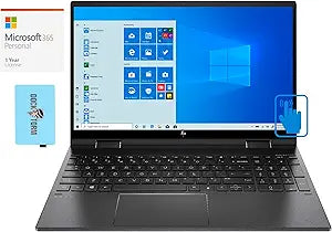 HP Envy x360 15z-ee000 Ryzen 7 Laptop Bundle