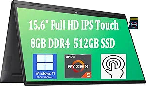 HP Envy x360 15 2-in-1 Laptop Ryzen 5 8GB 512GB SSD