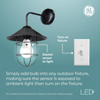 GE 93121491 LED+ Dusk to Dawn CA11 Bulbs 2-Pack