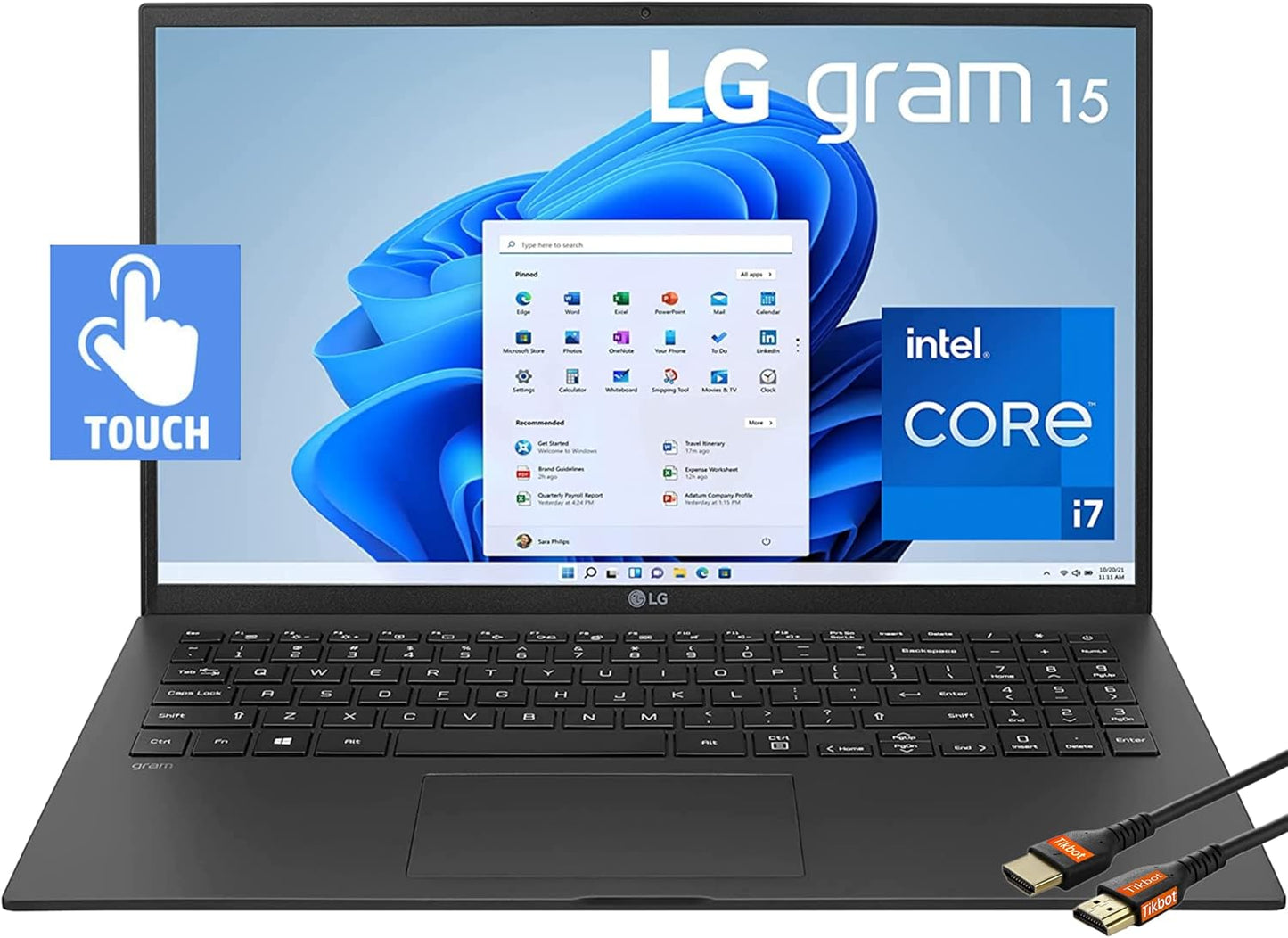 LG Gram 15.6" i7 Touchscreen Laptop 1TB SSD