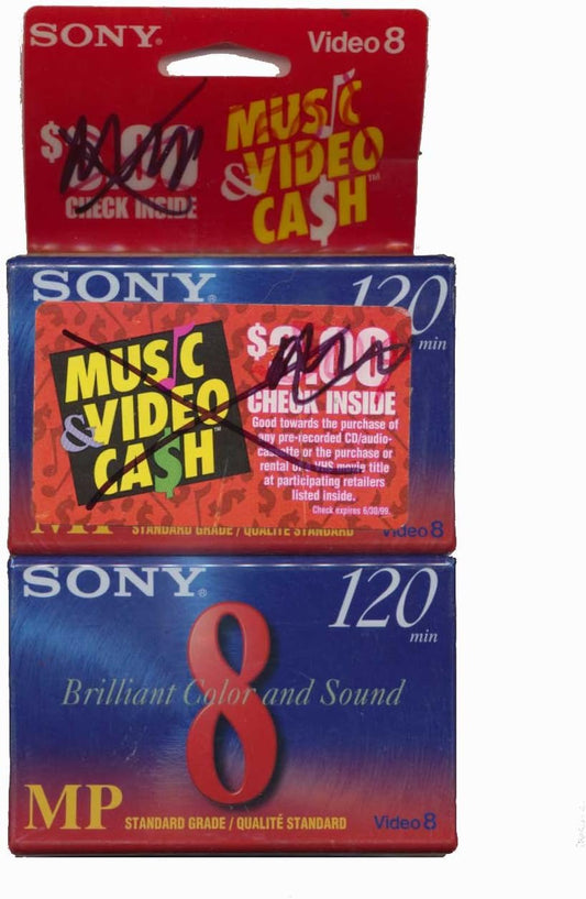 Sony P6120MPR/2 Standard Grade 8mm Video Cassette