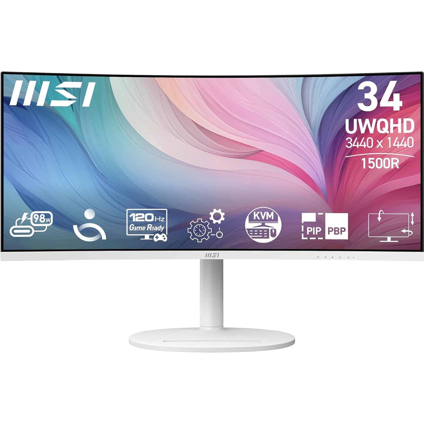MSI Modern MD342CQPW 34in UWQHD 120Hz Curved Monitor