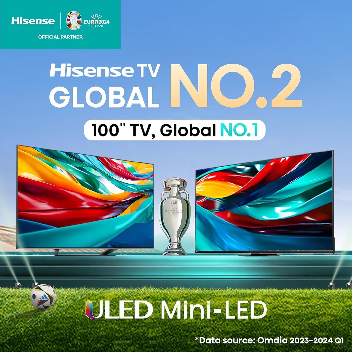 Hisense 65U8K 65" Mini-LED ULED 4K Google Smart TV