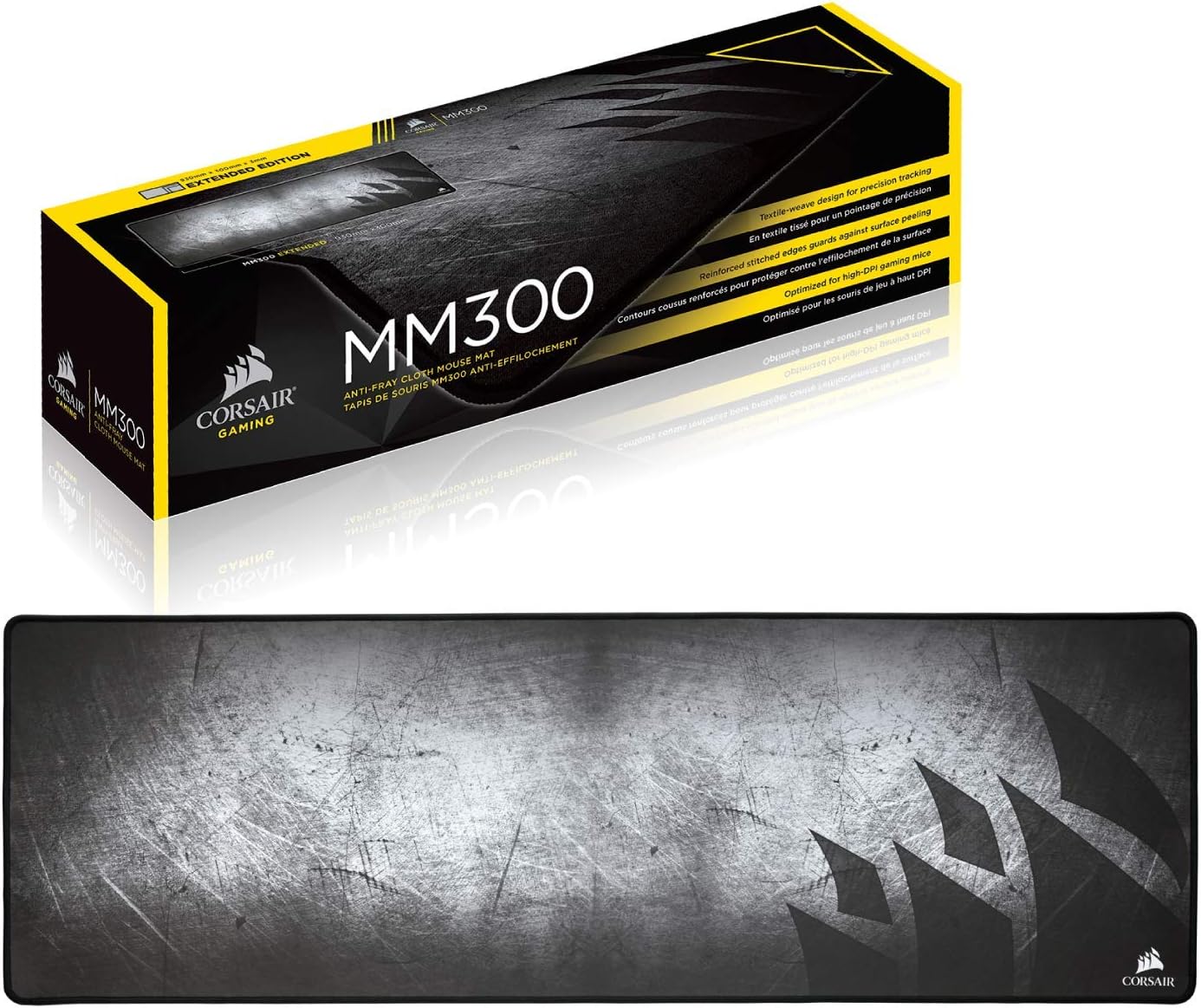 Corsair CH-9000108-WW MM300 Extended Anti-Fray Gaming Mouse Pad