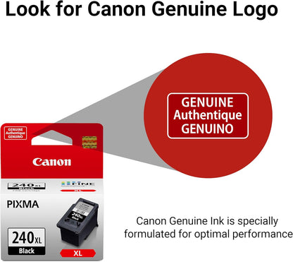 Canon PG-240XL Black Ink Cartridge - High Yield, Genuine