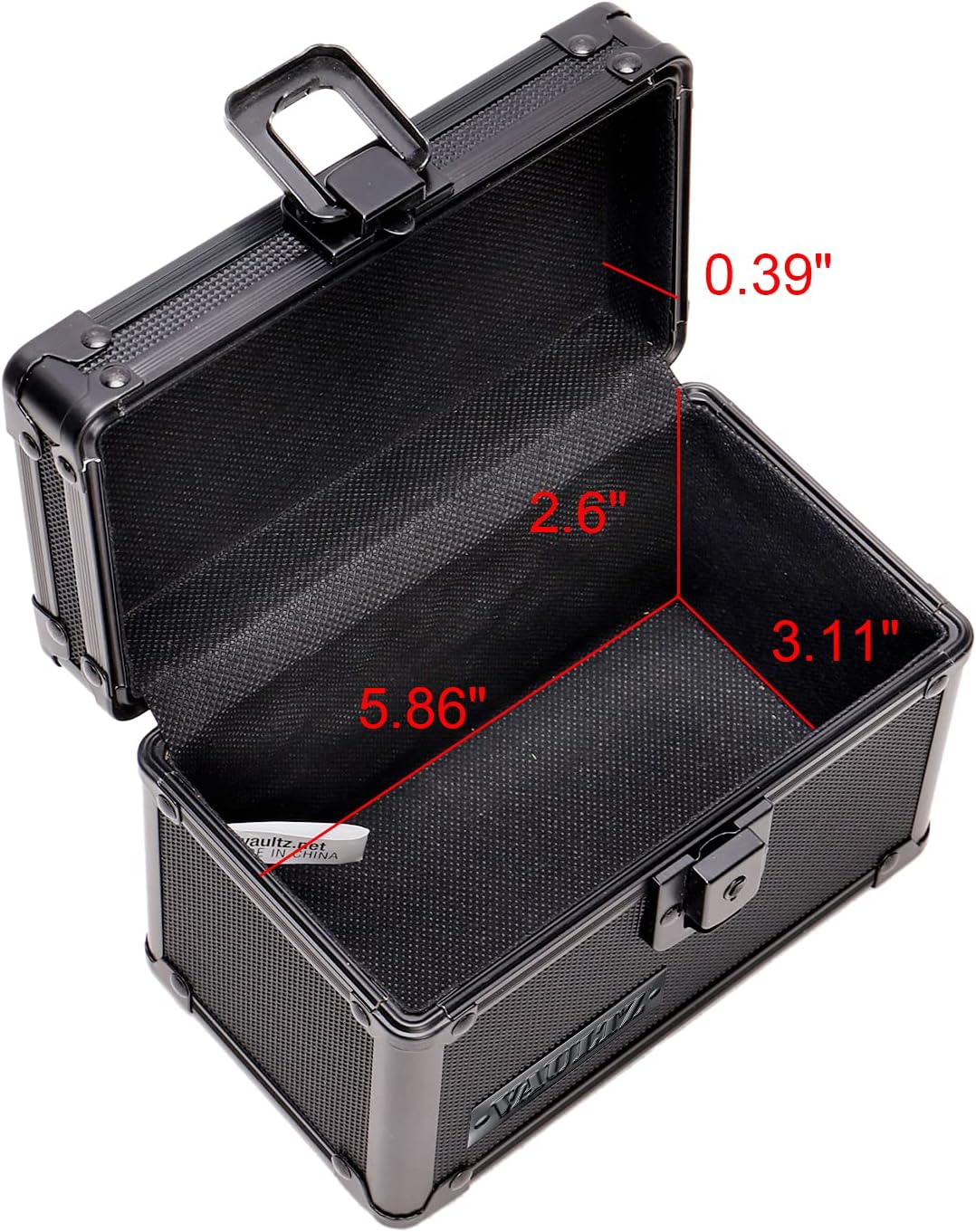 Vaultz VZ00315 Locking Index Card File - 3x5 Holds 350