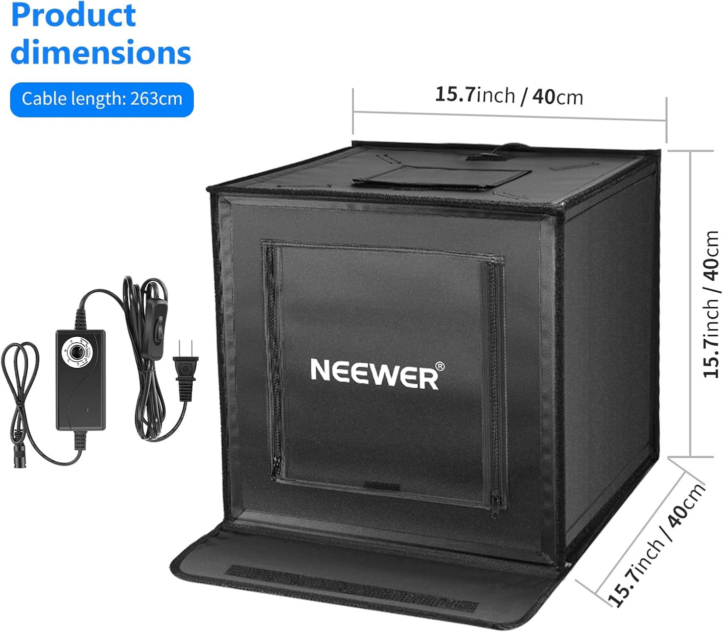 Neewer ZK-RY-02 16" Portable LED Photo Light Box