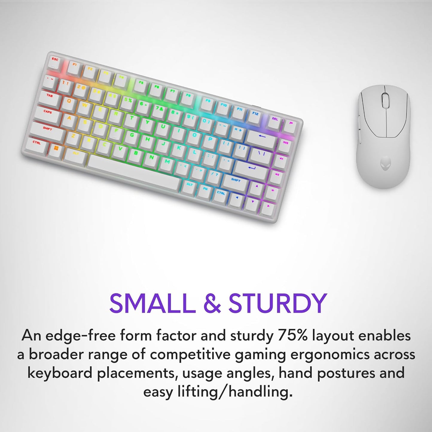 Alienware X3V4D Pro Wireless Gaming Keyboard Lunar Light
