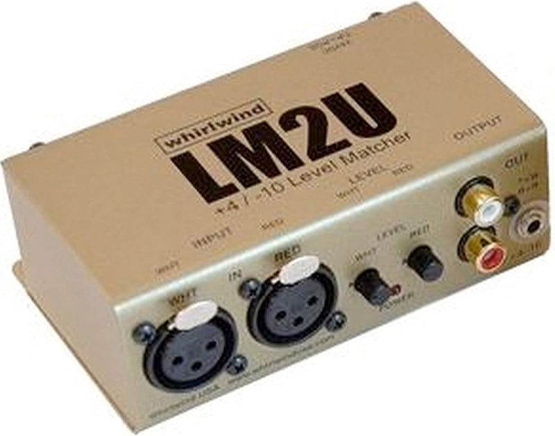 Whirlwind LM2U 2-Channel Level Matching Converter — main product image