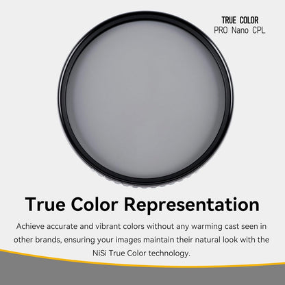 NiSi NIR-TCCPL-72 72mm True Color CPL Filter