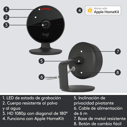 Logitech 961-000489-cr Circle View Security Camera Renewed