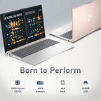HP 15 Ryzen 5 Slim High-Performance Pink Laptop