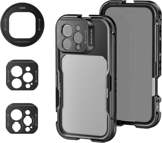 Neewer 10105104 iPhone 16 Pro Max Cage - Video Rig Stabilizer