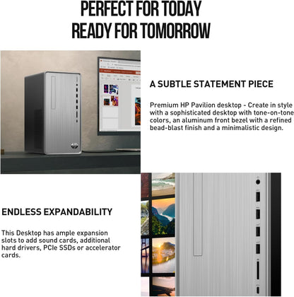 HP Ryzen 5 Desktop, 32GB RAM, 1TB SSD, Windows 11 Pro & Office