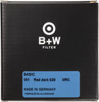 B+W 1102695 46mm Basic Dark Red Filter