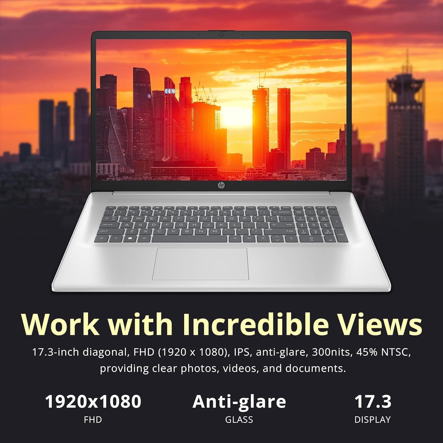 HP HP Business Laptop 17.3" Ryzen 5 Laptop